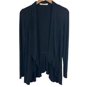 Testimony Los Angeles Jersey Asymmetrical Open Drape Cardigan Womens S Small